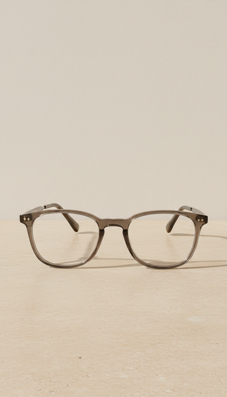 Armazón unisex musgo gris acetato